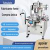 Máquina de Serigrafia Rotativa Totalmente Automática para Proteção de Vidro de Silicone, Capas de Celular e Placas de Madeira; Conjunto Completo de Máquina de Serigrafia e Prensa de Serigrafia
