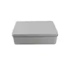 Caja Rectangular de Hojalata Multicolor, Caja de Empaque para Galletas de Horneado, Caja de Regalo para Dulces Copo de Nieve Repostería, Caja Vacía