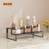Prateleira de Gabinete de Banheiro Caixa Organizadora de Cosméticos Prateleira de Mesa Penteadeira Rack de Armazenamento de Skincare Multicamadas