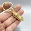 Chaveiro de Latão com Cinco Moedas dos Imperadores, Sino do Sutra do Coração, Machado, Espada, Talismã e Pingente Bagua; Itens Pequenos para Atrações Turísticas, Festas de Templo e Barracas de Rua