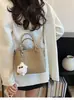 Bolso Cruzado Versátil Estilo Ins para Mujer 2026 Nuevo de Moda Tendencia Versión Coreana Bolso de Mano Cuadrado Pequeño con Acabado de Alta Gama