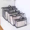 Bolsa de Almacenamiento Sellada de PVC Transparente Portátil Impermeable Esencial de Viaje para Cosméticos a Prueba de Polvo a Prueba de Humedad Bolsa de Almacenamiento Bolsa de Tocador