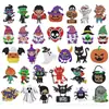Pintura de Diamantes 5D DIY Pegatinas Aleatorias Pegatinas de Pared Pegatinas Hechas a Mano para Niños Dibujos Animados Halloween Calavera Calabaza Perforador Redondo