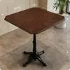 Mesas y sillas de estilo rústico para restaurantes de alta gama, cafeterías y restaurantes de fusión de moda y nicho que sirven cocina occidental, hechas de madera maciza