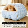 Nido para Gatos Otoño e Invierno Nuevo Cálido Cerrado Seguro Nido para Dormir Gato Saco de Dormir Casa para Perros y Gatos Casa para Perros Universal Cuatro Estaciones
