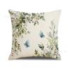 Amazon Nuevo Llegada Funda de Almohada Estampada con Flores de Primavera Decoración Interior Sencilla Cojín de Sofá Traje Cojín de Coche