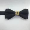 Pajarita de boda estilo chino para padrino de boda, vestido formal para hombre, novio, boda, vino tinto, lazo estilo británico coreano.