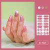 Zhengxiang calcomanías de uñas personalizadas japonesas y coreanas flor de tulipán lindas polvo de cebolla esmalte de uñas película calcomanías de uñas venta al por mayor transfronteriza