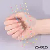 Zhengxiang Película de Esmalte de Uñas Nueva Transfronteriza Pegatinas para Manicura 20 Dedos Europeo y Americano Polvo de Cebolla Amazon Más Vendido Pegatinas Adhesivas para Uñas