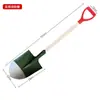Balde de Fogo, Pá de Fogo, Pá de Ferro para Fogo, Machado de Fogo, Balde de Areia, Conjunto de Equipamentos de Fogo para Exterior Pintado de Vermelho Semicircular