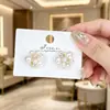 Pendientes de plata S925, perla fragante, asimétricos, estilo natural para mujer, con un diseño único y elegante, versátiles y sencillos, con un colgante en forma de corazón