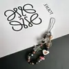 Coração Casual Rugby Câmera CCD Corrente de Mão Corrente de Mão Universal Capa de Celular Chaveiro Cordão DIY