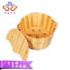 Barril de madera maciza para remojo de pies, bañera para pies de adultos, lavapiés con preservación térmica, masaje con vapor para el sudor, barril de fumigación para el hogar.