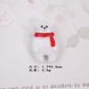 Muñeco de nieve Papá Noel Vela de Navidad Campana Hombre de jengibre Material de Cuentas para DIY Collar Hecho a Mano Accesorios de Resina