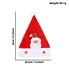2026 Gorro de Papá Noel para Adultos y Niños Suministros de Decoración Navideña Accesorios para Fotos Reno de Dibujos Animados Gorro de Navidad