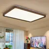 Novas Luminárias de Sala de Estar Cor de Noz Estilo Chinês Simples Modernas Luminárias de Quarto de Alto Padrão Luminárias de Teto de Alto Padrão para Quarto Principal e Estudo