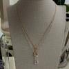 Cadena para Suéter en Forma de Y de Plata Esterlina S925 para Mujer Retro Elegante Ajustable Cruz Collar Largo Estilo Nuevo 2024