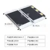 Rampa Móvil Plegable Sin Barreras de Aleación de Aluminio de Alta Capacidad Ludaman Alportableramp10607Aw4Ft