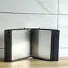 Soporte de Exhibición Magnético de Páginas Abatibles A4 10 Páginas Soporte de Documentos para Montar en Pared Carpeta para Hoja de Instrucciones de Operación de Taller Bolsa Insertable Transparente