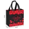 Nueva Bolsa de Regalo para el Día de San Valentín Bolso Pequeño Rosa No Tejido Bolsa para Empaque de Regalo de Perfume Cosméticos Lápiz Labial