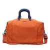 Bolsa de Viagem Simples de Cor Sólida e Grande Capacidade para Mulheres, Bolsa Tote de Ombro com Separação Seca e Úmida, Bolsa para Treino e Fitness