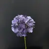 Película 3D Táctil Hortensia Artificial Decoración Habitación Boda Hogar Salón de Bodas Arreglo Floral de Techo Flor Artificial de Boda de Alta Gama