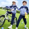 Estilo britânico Roupas de jardim de infância Primavera e outono Três peças novas roupas de beisebol infantil Roupas de classe esportiva Uniforme de escola primária