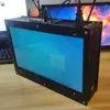 Caja de Computadora Totalmente Transparente Router Ensamblaje DIY Portátil Personalizado Todo en Uno Caja Acrílica Modificada