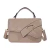 Bolsa transversal casual de cor sólida em formato de quadrado pequeno, bolsa de ombro moderna e estilosa, nova coleção outono 2026, bolsa tote para o dia a dia para mulheres