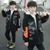 Chaqueta de Algodón Acolchada de Invierno para Niños con Forro de Felpa, Abrigo Engrosado para Niños Mayores, Ropa Nueva de Algodón para Niños para Otoño e Invierno, Chaqueta Acolchada de Algodón Cálida de Moda para Niños