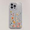 Fornecimento Exclusivo Transfronteiriço de Capas de Celular com Flores Secas Ultra Brilhantes para Apple 17Pro, Adequadas para Iphone16P, Alto Valor Estético para Meninas