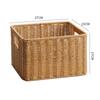 Cesta de Almacenamiento para Revistas de Estudio en Casa Estilo Japonés Caligrafía y Pintura Estante de Almacenamiento para Vino Tinto Estilo Europeo Cesta Tejida para Snacks y Comestibles Cesta para Ropa Sucia