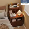 Mesa de Cabeceira Simples Moderna Casa Quarto Simples Estante de Armazenamento Quarto de Aluguel Armário de Armazenamento Mesa de Cabeceira Multifuncional
