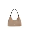 Bolsa de camurça moderna em formato de meia-lua para mulheres, novo estilo 2026, bolsa de ombro fashion, chique e retrô, bolsa crossbody de nicho