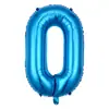 Versión Americana Globos de Números Pequeños de 16 pulgadas Papel de Aluminio Forma Corporal Adelgazante Decoración de Ambiente para Fiesta de Cumpleaños Globos de Papel de Aluminio Multicolor