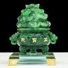 Pequeños adornos en tarro de arroz con forma de cornucopia para atraer la riqueza, lingote de oro Feng Shui, para cajero de tienda, regalo de apertura de escritorio, venta al por mayor