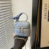 Bolsa para Niñas 2026 Nuevo Modelo Bufanda de Seda Lazo Mini Bolso Cubo Estilo Chanel Bolso Cruzado de Cadena para Niñas Estilo Urbano