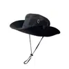 Sombrero de Senderismo para Exteriores Color Camello Secado Rápido Visera Sombrero de Pescador para Hombres y Mujeres con Ala Ancha Sombrero de Sol para Senderismo Sombrero de Sol Anti-UV