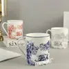 Taza Cruzada Dijia Ruyi Tigre Porcelana Ósea para Hombres y Mujeres Leche Taza de Agua para el Hogar Regalo Taza de Té para Oficina