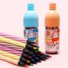 Botella de Deriva de Dibujos Animados Set de 12 Bolígrafos de Acuarela Dibujos Animados Lavables para Niños Bolígrafos de Colores para Jardín de Infancia