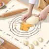 Individual de mesa para estudiantes Tapete de silicona para amasar Tapete engrosado de grado alimenticio Tapete rodante antideslizante Hogar Grande para hornear Tabla de cortar