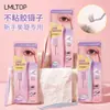 Pinzas para Pestañas Antiadherentes LMLTOP Pinza Dorada Tipo Pluma Antiadherente Herramienta Auxiliar para Extensiones de Pestañas Postizas Y079