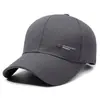 Sombreros de Hombre Estilo Coreano para Primavera y Otoño, Sombreros Casuales para Exteriores para Personas de Mediana Edad y Mayores, Gorras de Visera de Moda y Sencillas para Protección Solar