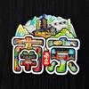 Imán de Refrigerador Texto de Ciudad Xi'an Luoyang Souvenir Turístico Creativo Guochao Wenchuang Imán de Refrigerador Magnético Venta al por Mayor