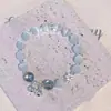 Pulseira Pingente de Segurança Fu Pai Design de Nicho Ins Feminino Pulseira da Sorte Pulseira de Lote Yiwu Pulseira de Cristal
