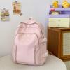 Mochila Escolar de Aparência Elegante 2026 para Mulheres, Leve, Simples, Casual e Versátil, Adequada para Alunos do Ensino Fundamental II, Ensino Médio e Faculdade, Mochila para Viagem com Compartimento para Computador