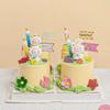 Celebridades de Internet Niños Lindos Cordero de Pradera Decoración de Pasteles Adornos Mesa de Postres Primer Cumpleaños del Bebé Decoración para Hornear
