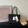 Bolsa tote de grande capacidade para mulheres, novo modelo de verão 2026, bolsa de ombro casual texturizada, bolsa de ombro para o dia a dia, bolsa de mão de alta qualidade