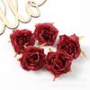 Cabeça de Flor de Rosa Artificial de 7cm, Flor Falsa, Flor Artificial Realista de Alta Qualidade para Decoração de Casamento, Decoração de Caixa de Presente de Confissão, Arte Floral