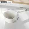 Cuchara para agua para uso en la cocina del hogar, cuchara de plástico de alta calidad para regar, cuchara creativa para agua de champú con mango largo